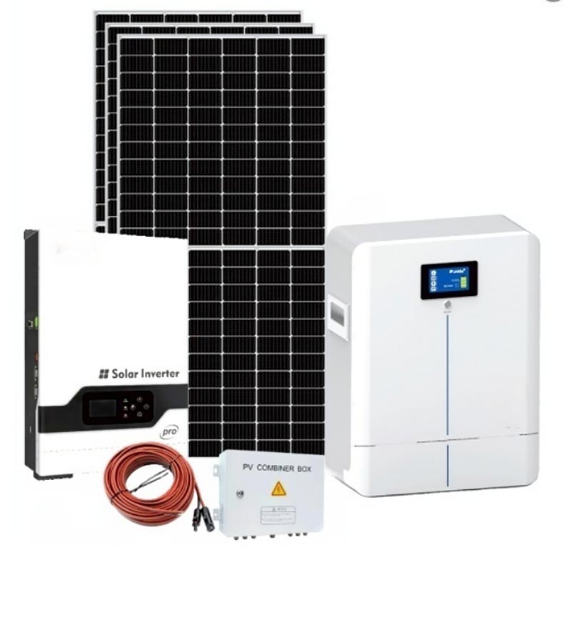 سیستم ذخیره سازی انرژی خورشیدی هیبریدی 5KW