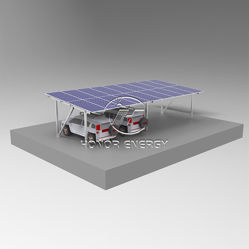 نوع آلومینیوم IV از نوع Carport Solar Carport