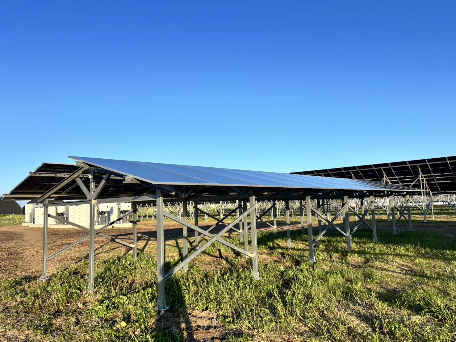 Aluminum Greenhouse Solar Farmland Mount
