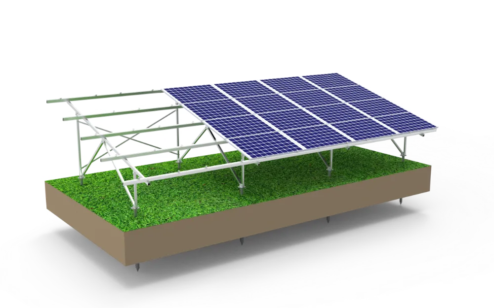 سیستم نصب روی زمین آلومینیومی نوع W